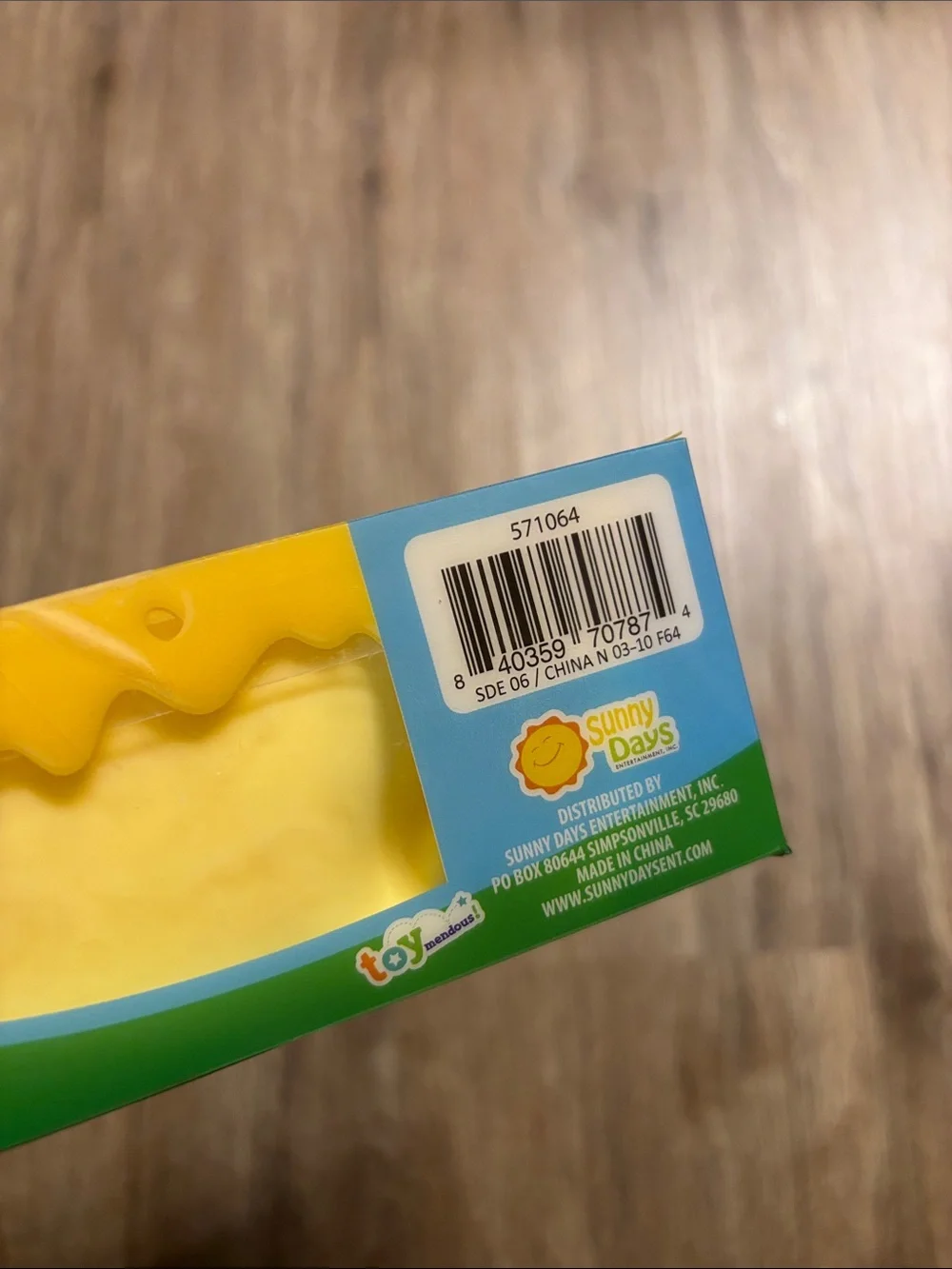 Salted Butter Novelty Squeeze Toy - Yellow